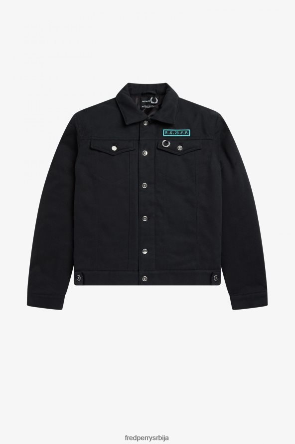 одећу рс Fred Perry мушкарци подстављена тексас јакна бео 68TD6P248 одећу рс Fred Perry мушкарци подстављена тексас јакна бео 68TD6P248