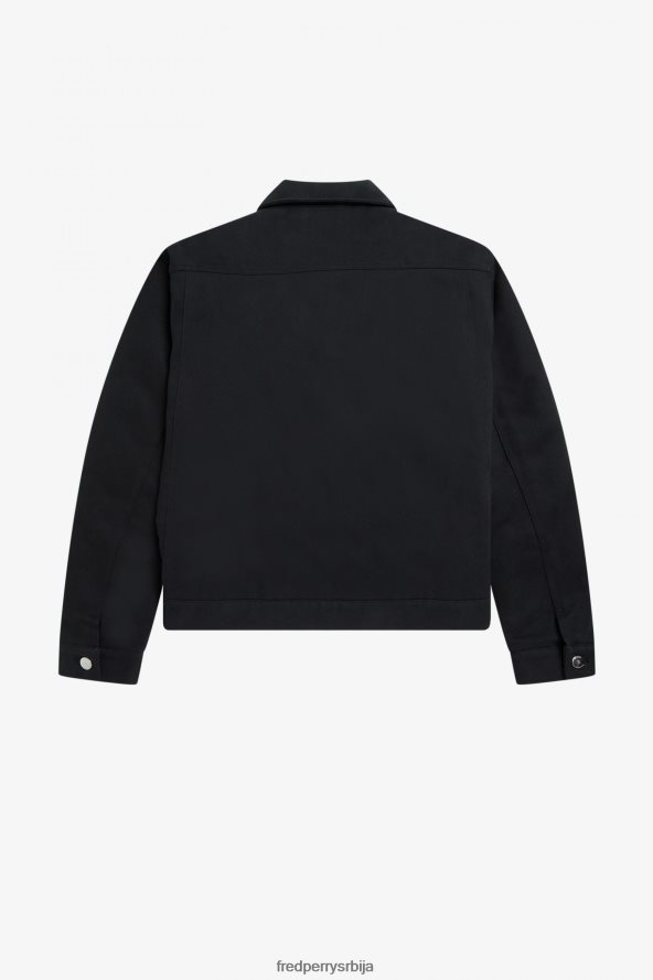одећу рс Fred Perry мушкарци подстављена тексас јакна бео 68TD6P248