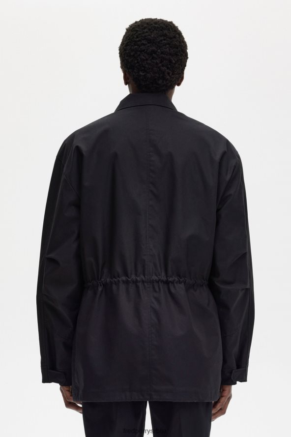 одећу рс Fred Perry мушкарци помоћна јакна црн 68TD6P252